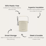 Insulated Ice Bucket | Mushroom | Picnic Accessories