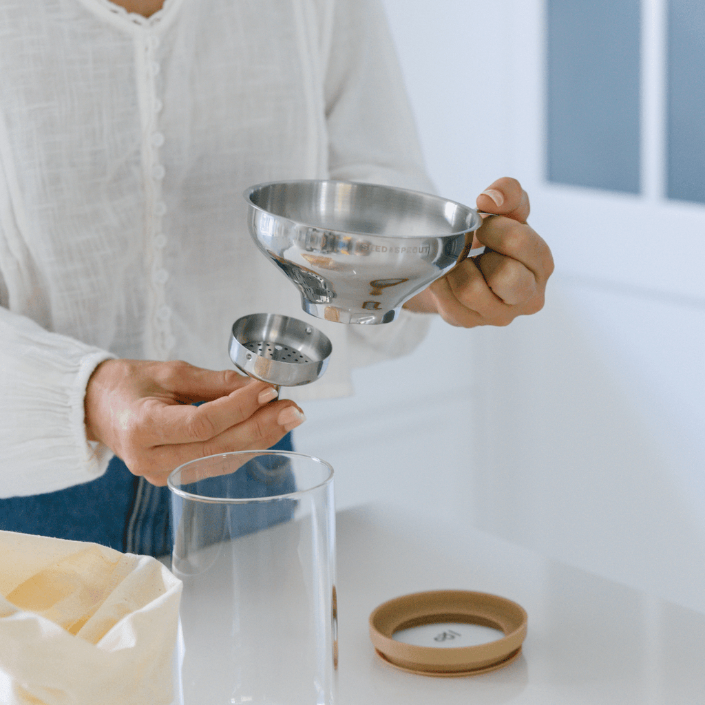 Stainless Steel Straining Funnel Set