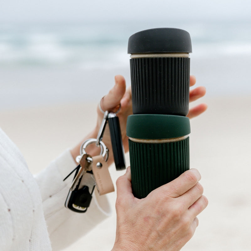 Reusable Glass Coffee Cup | 8oz