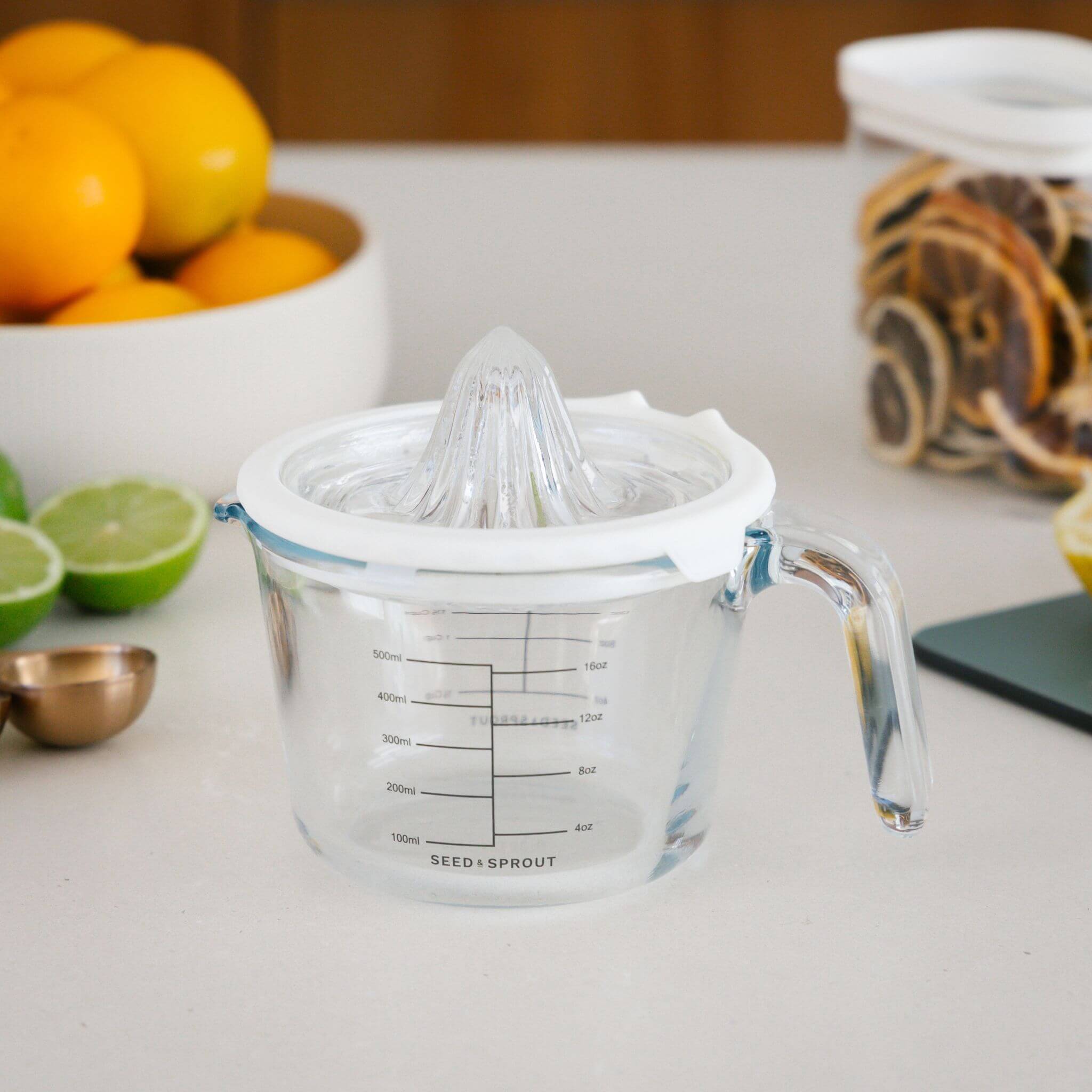 Glass and Silicone Juicer