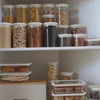 Ultimate Glass Pantry Container Makeover - Praline