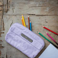 purple pencil case