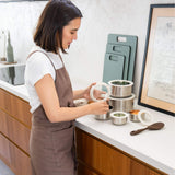 Stainless Steel and Glass Food Containers | Round Mixed 3pk