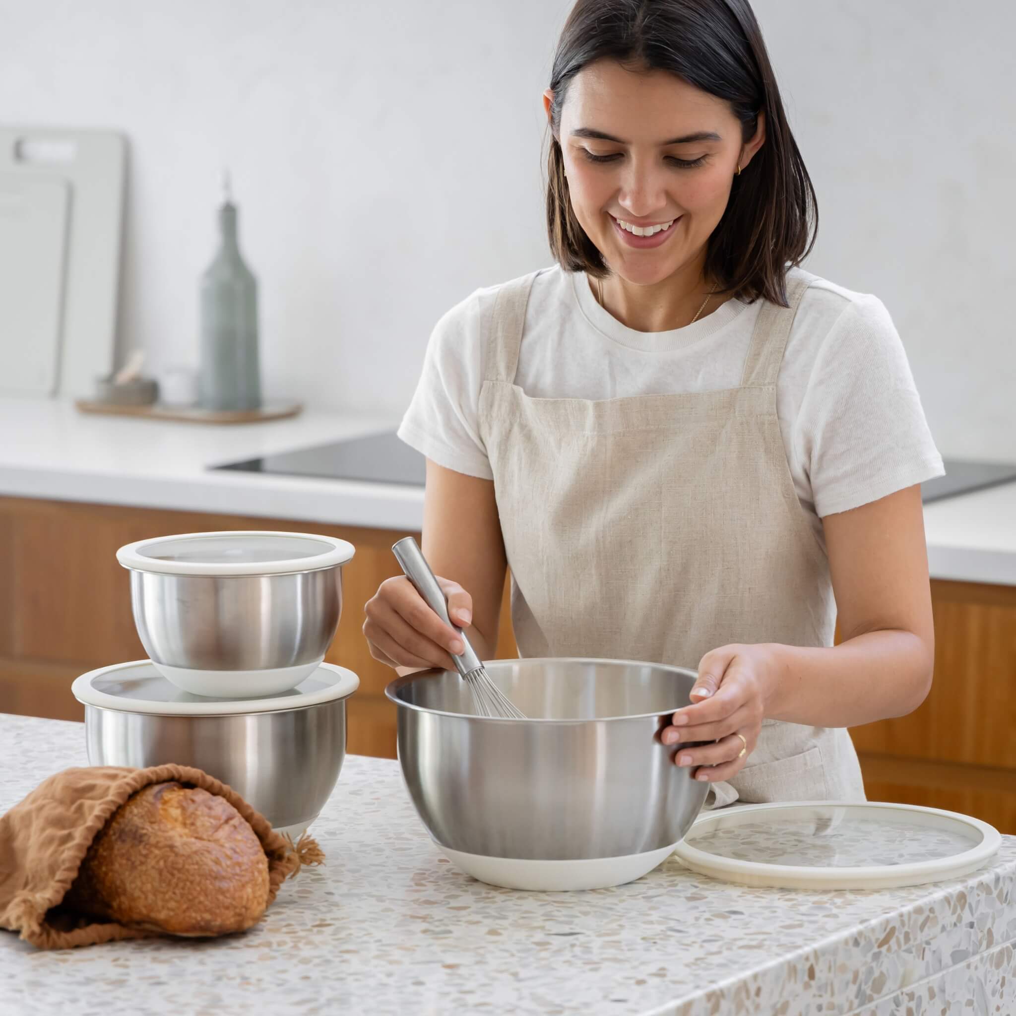 mixing pots Stainless Steel Mixing Bowls 3pk