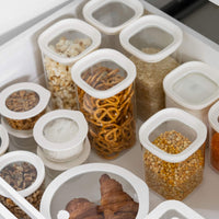 Newrybar Square Glass Pantry Jars | 2pk