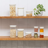 Newrybar Square Glass Pantry Jars | 2pk