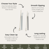 Smoothie Cup Straw Set