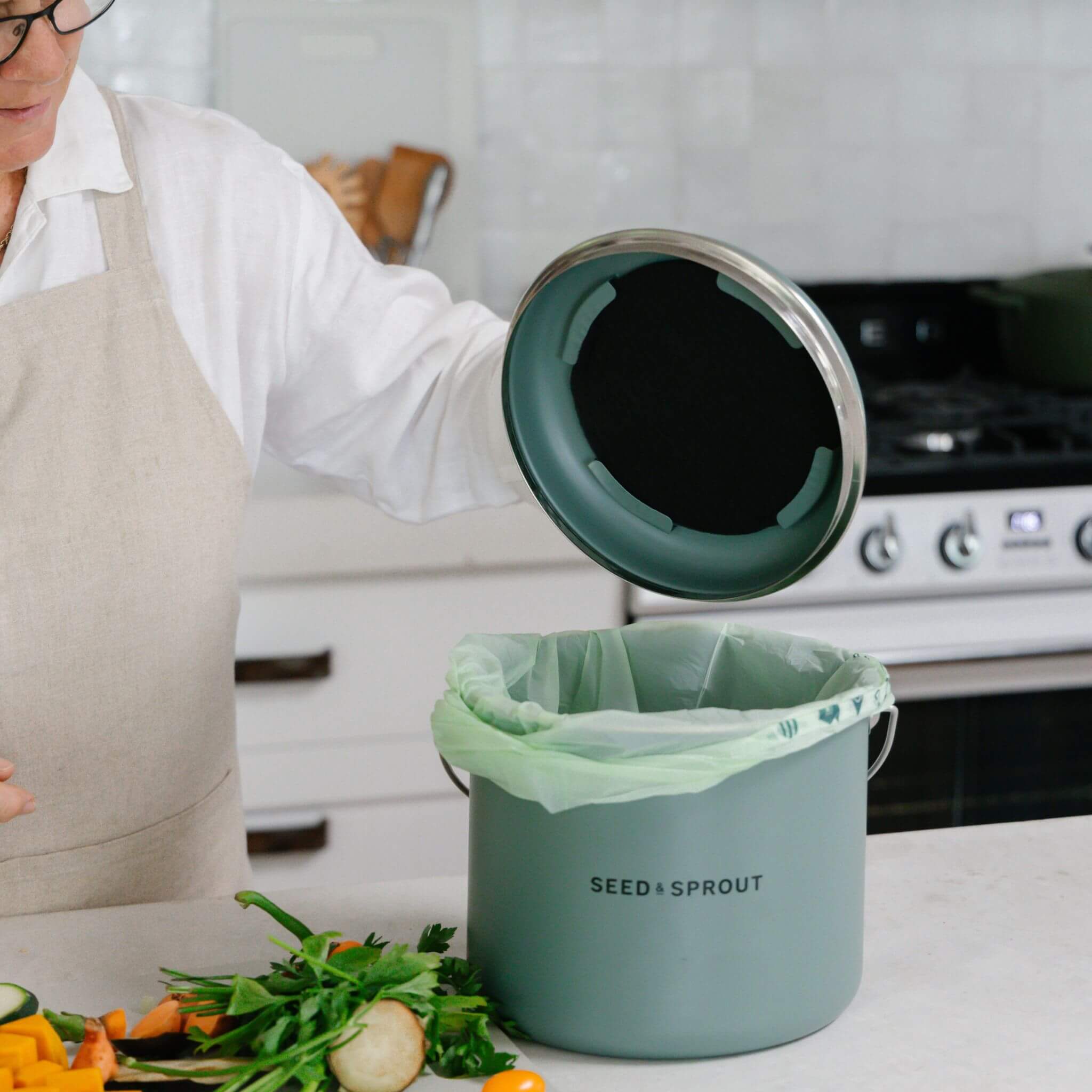 Compost Bin Charcoal Filter - 2pk 6.9L