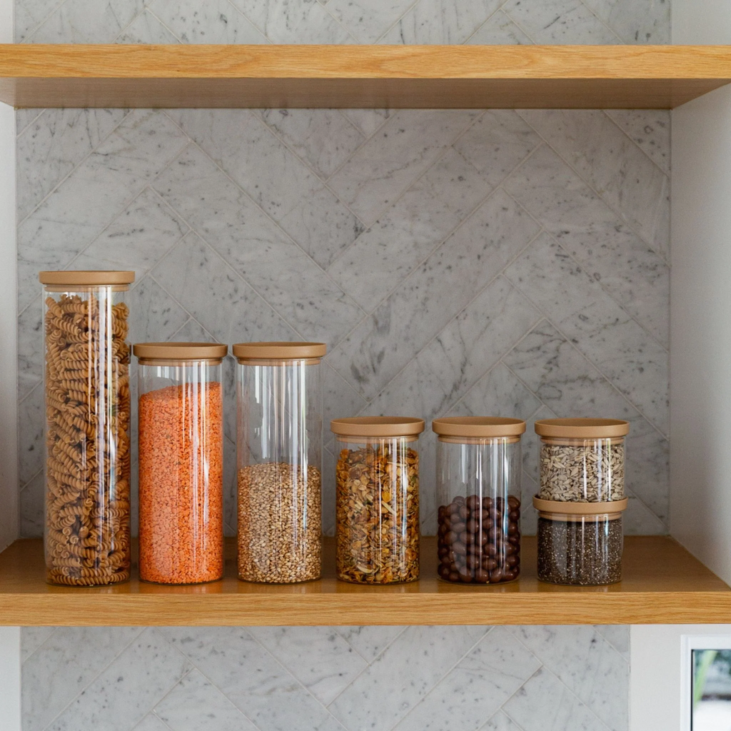 Glass Pantry Storage Jars Praline | Seconds