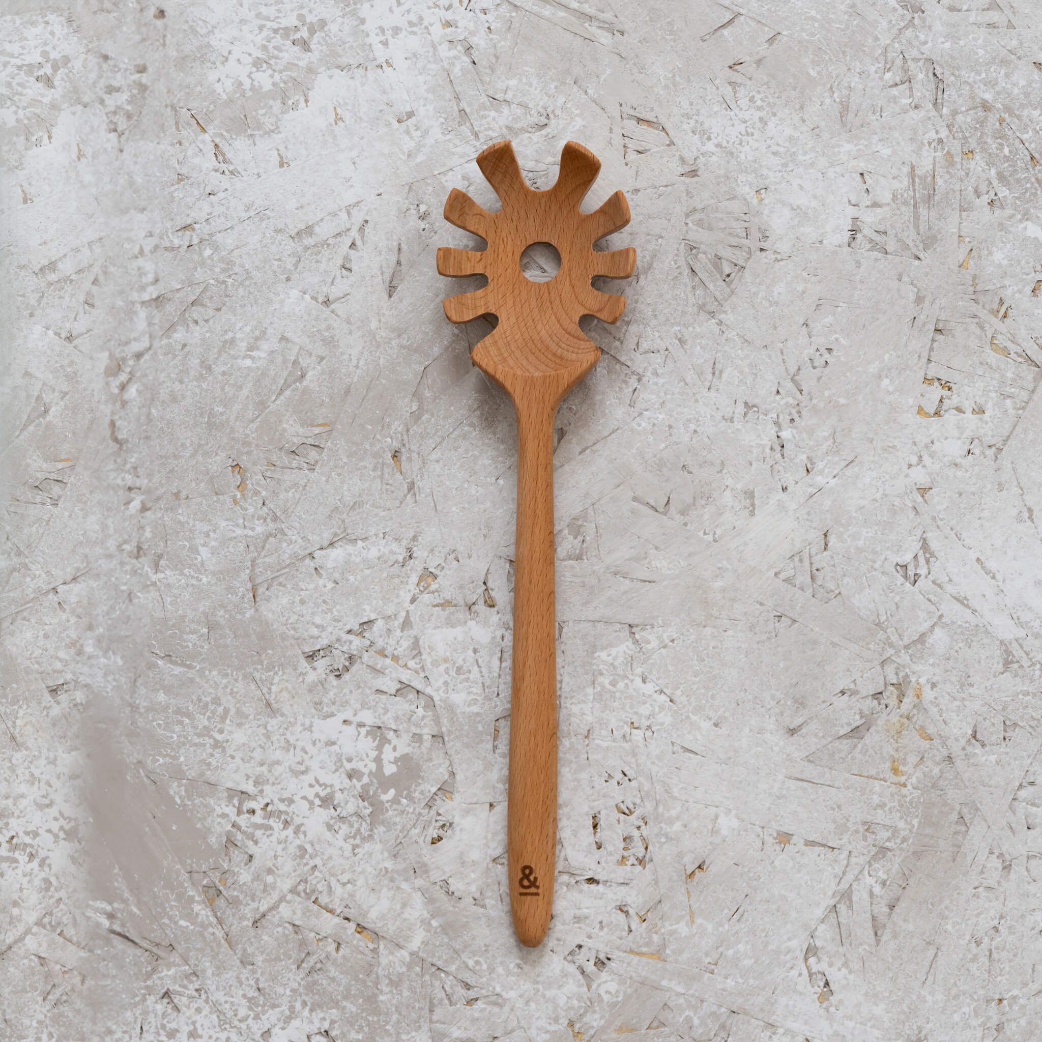 Wooden Beechwood Spaghetti Spoon