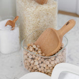 Wooden Beechwood Pantry Scoop 2pk