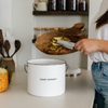 Compost Bin in Oat Milk
